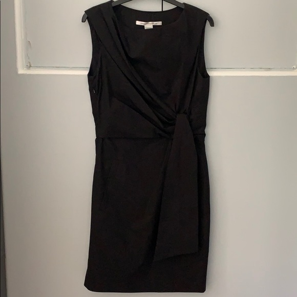 Diane Von Frustenberg - Black Designer Dress - Picture 4 of 10